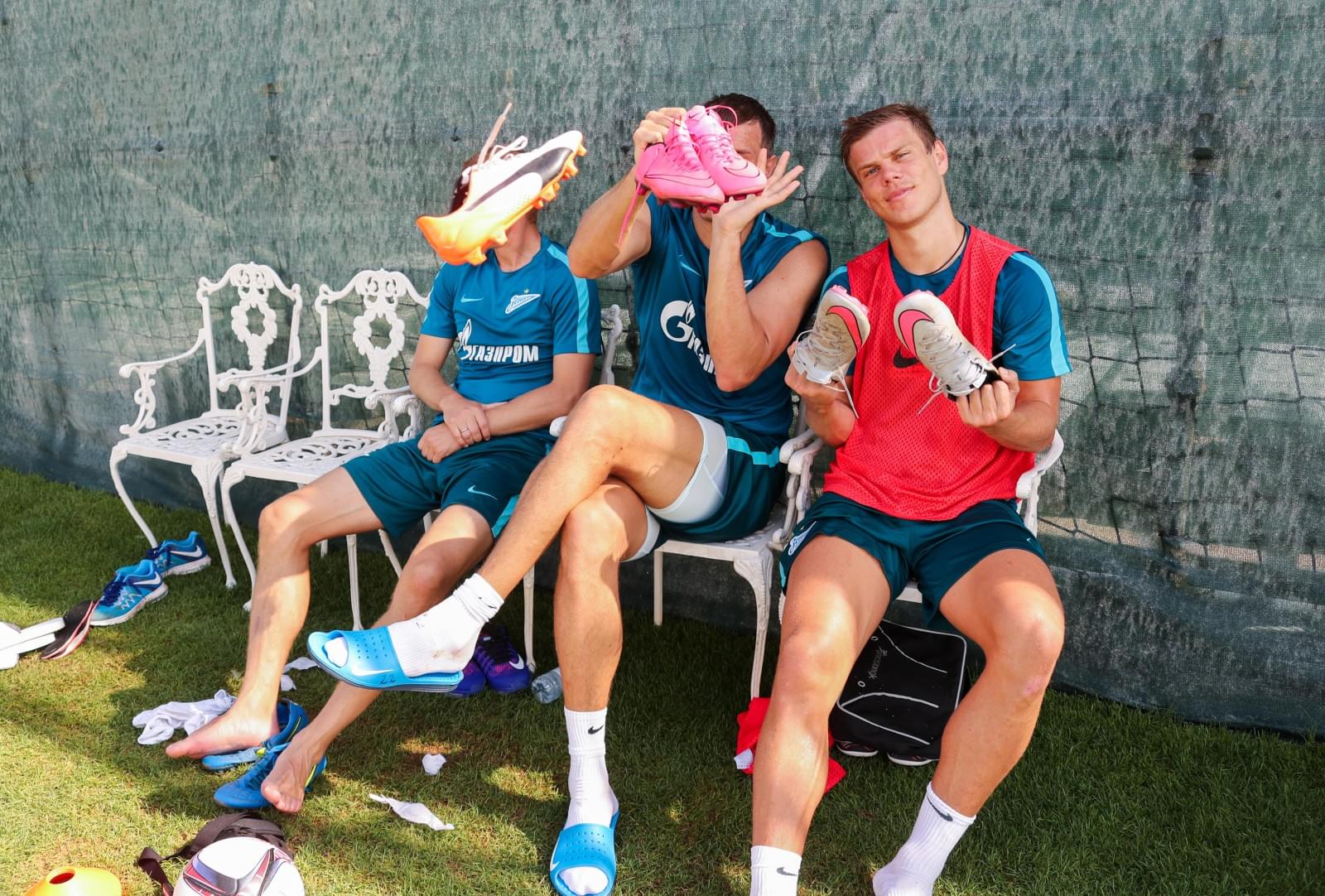 «Газпром»-тренировочные сборы в Дубае: 16 января, утренняя тренировка