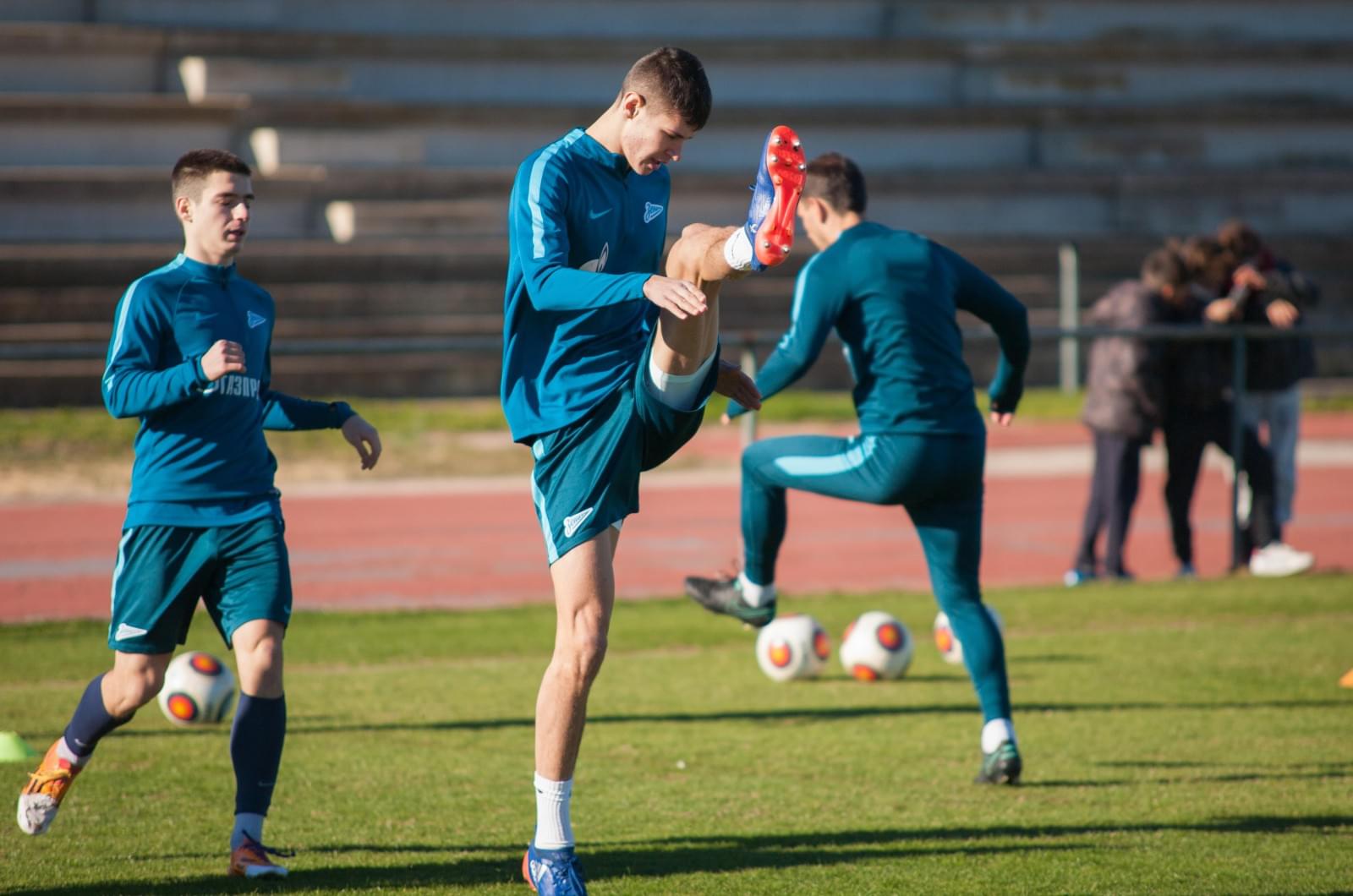 Первая тренировка «Зенита»-2 на сборах в Испании