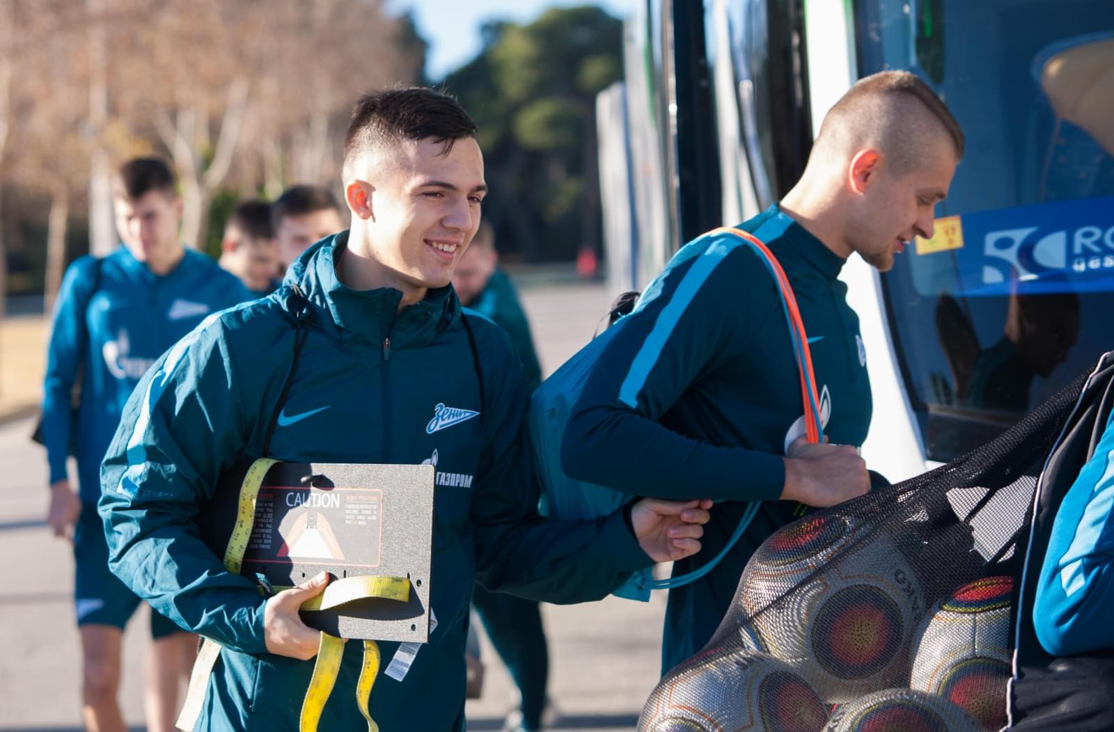 Первая тренировка «Зенита»-2 на сборах в Испании
