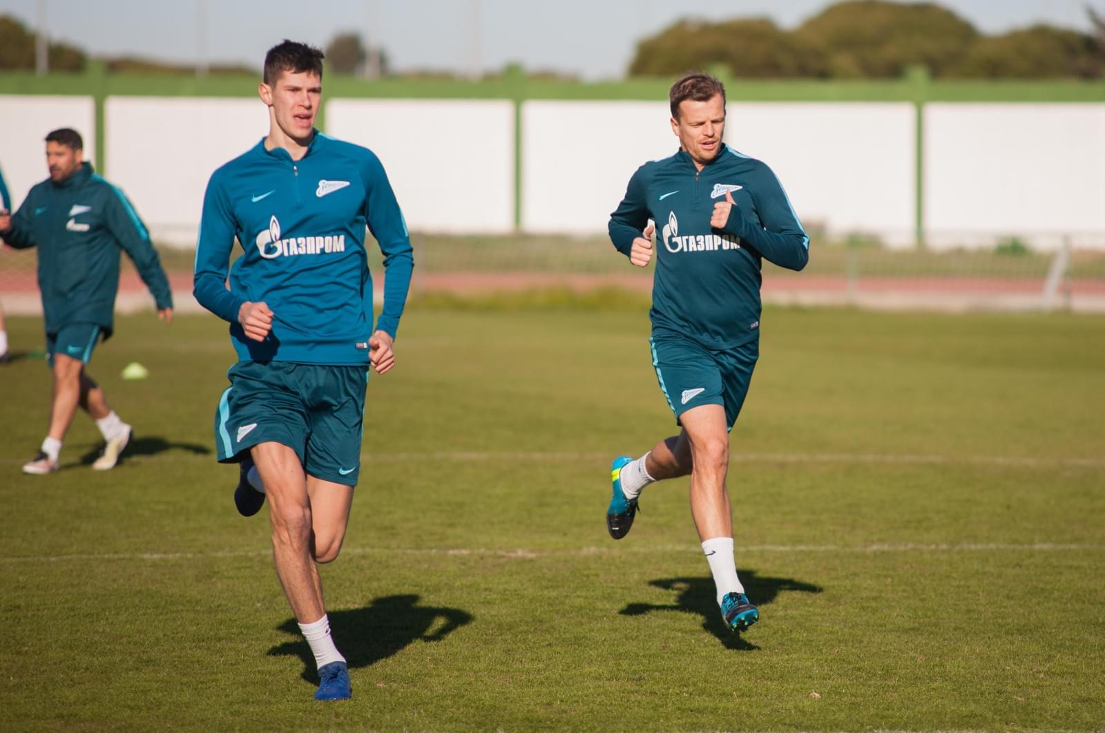 Первая тренировка «Зенита»-2 на сборах в Испании