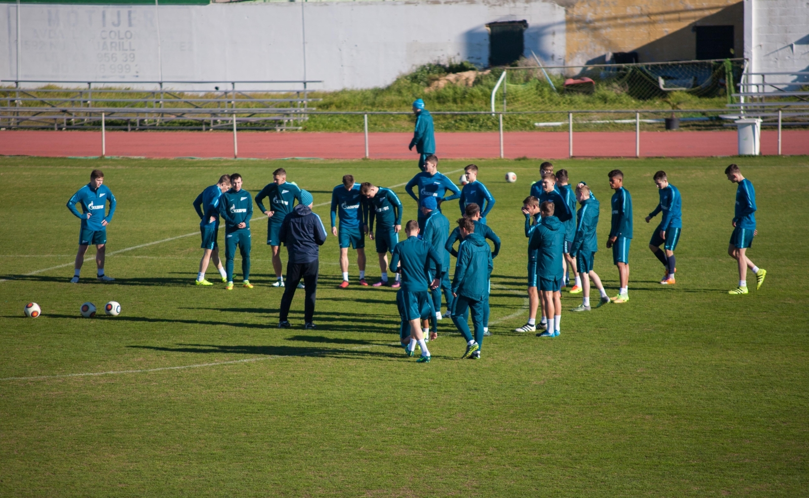 Первая тренировка «Зенита»-2 на сборах в Испании