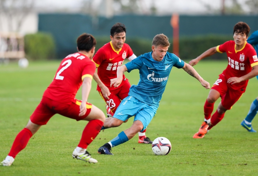 Товарищеский матч «Зенит» — «Чанчунь Ятай»