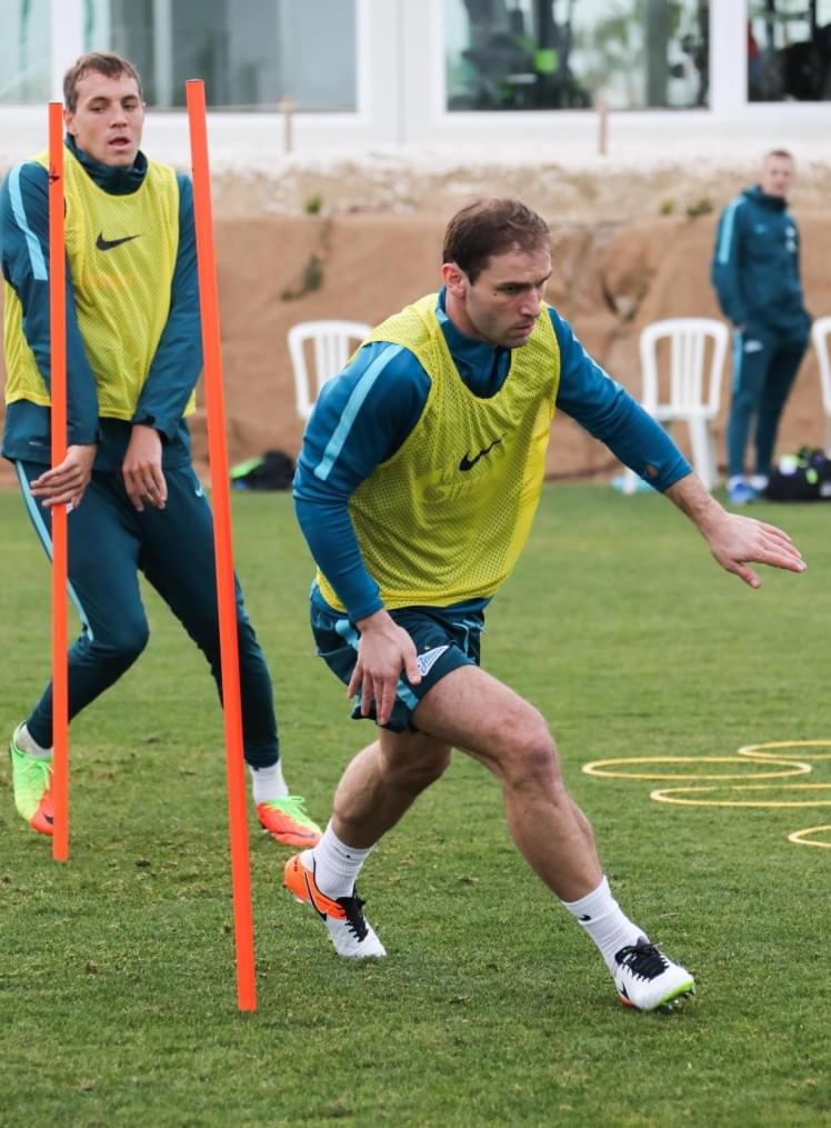 Вторые «Газпром»-тренировочные сборы в Испании: 2 февраля, вечерняя тренировка