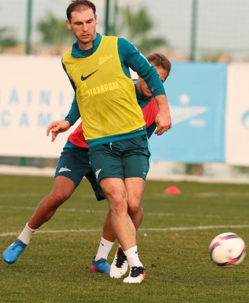 Вторые «Газпром»-тренировочные сборы в Испании: 2 февраля, вечерняя тренировка