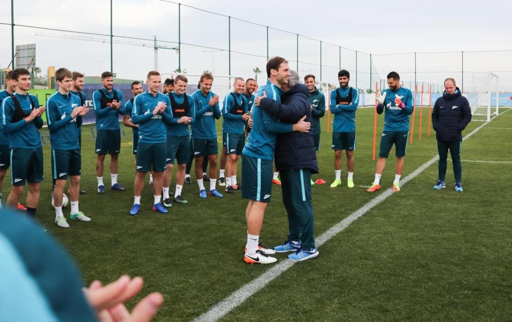 Вторые «Газпром»-тренировочные сборы в Испании: 2 февраля, вечерняя тренировка