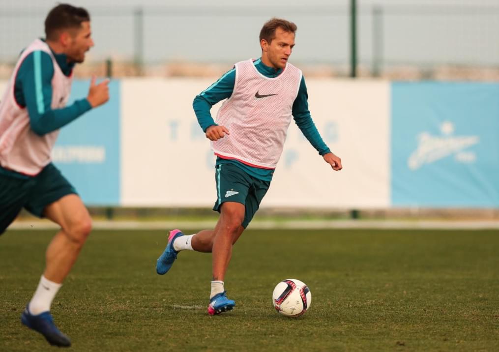 Вторые «Газпром»-тренировочные сборы в Испании: 2 февраля, вечерняя тренировка