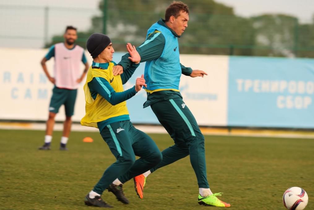 Вторые «Газпром»-тренировочные сборы в Испании: 2 февраля, вечерняя тренировка
