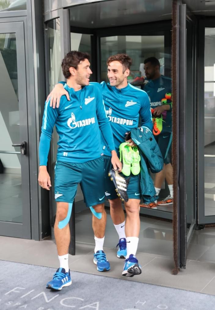 Вторые «Газпром»-тренировочные сборы в Испании: 2 февраля, вечерняя тренировка