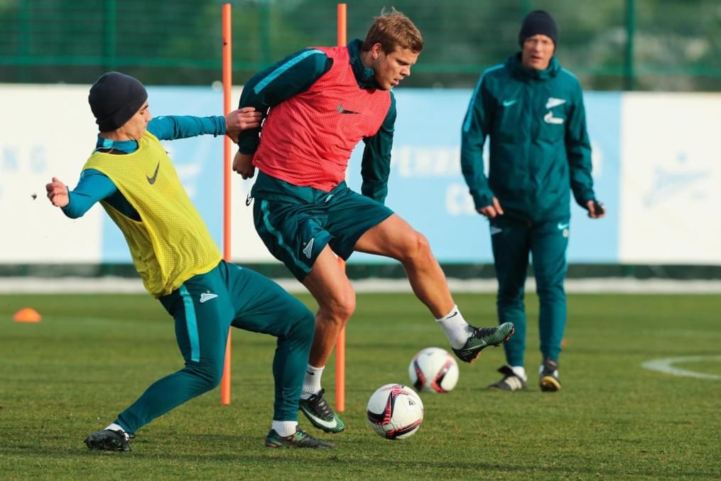 Вторые «Газпром»-тренировочные сборы в Испании: 2 февраля, вечерняя тренировка