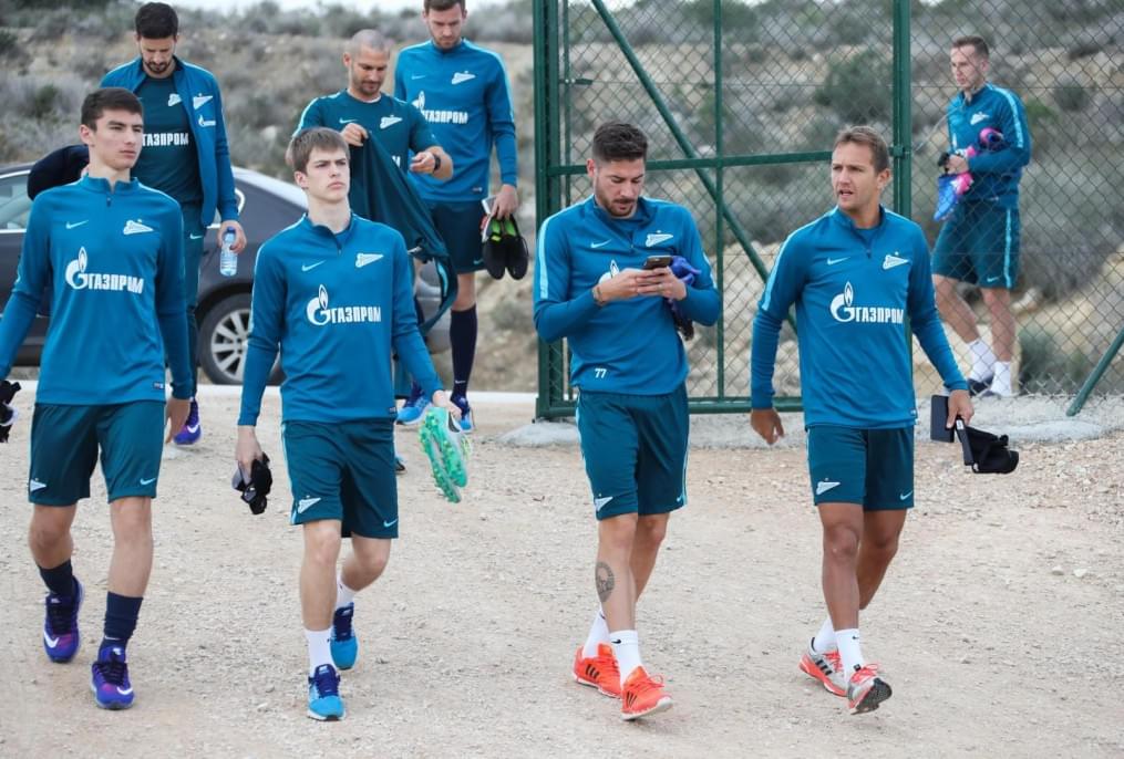 Вторые «Газпром»-тренировочные сборы в Испании: 2 февраля, вечерняя тренировка