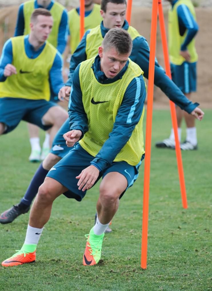 Вторые «Газпром»-тренировочные сборы в Испании: 2 февраля, вечерняя тренировка