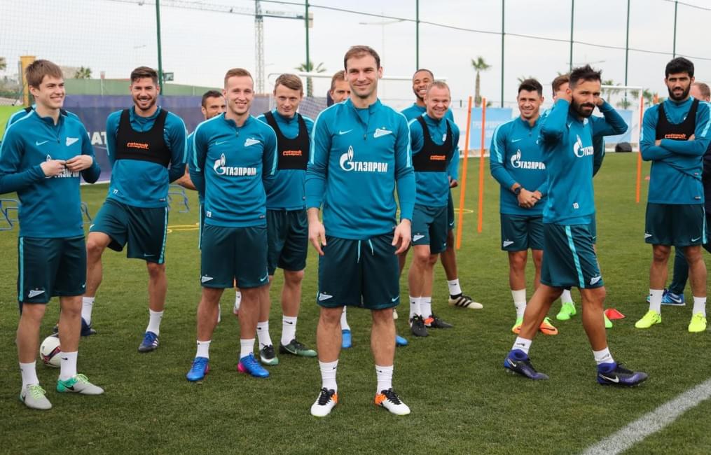 Вторые «Газпром»-тренировочные сборы в Испании: 2 февраля, вечерняя тренировка