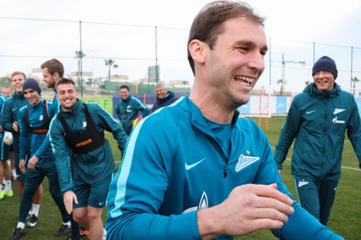 Вторые «Газпром»-тренировочные сборы в Испании: 2 февраля, вечерняя тренировка