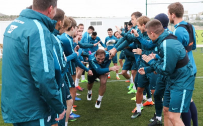 Вторые «Газпром»-тренировочные сборы в Испании: 2 февраля, вечерняя тренировка