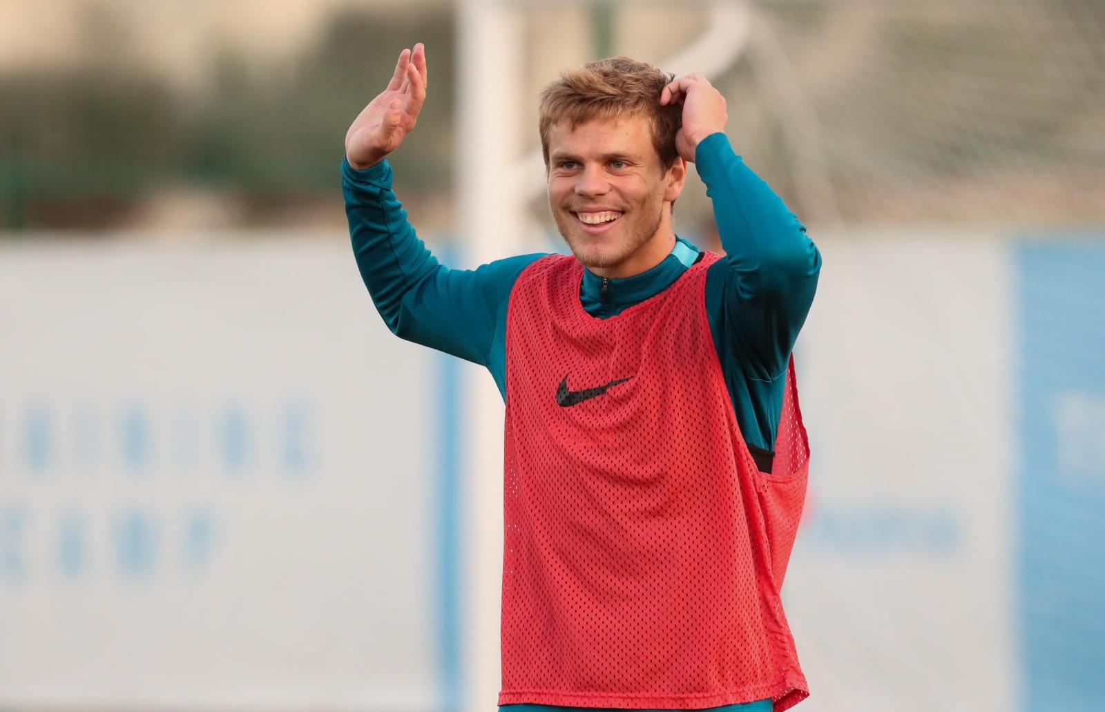 Вторые «Газпром»-тренировочные сборы в Испании: 6 февраля, вечерняя тренировка