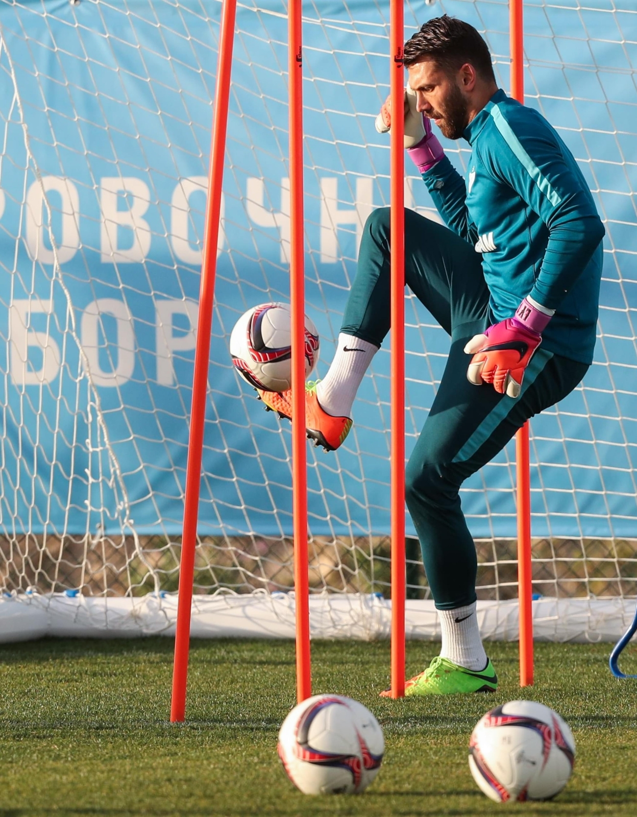 Вторые «Газпром»-тренировочные сборы в Испании: 6 февраля, вечерняя тренировка