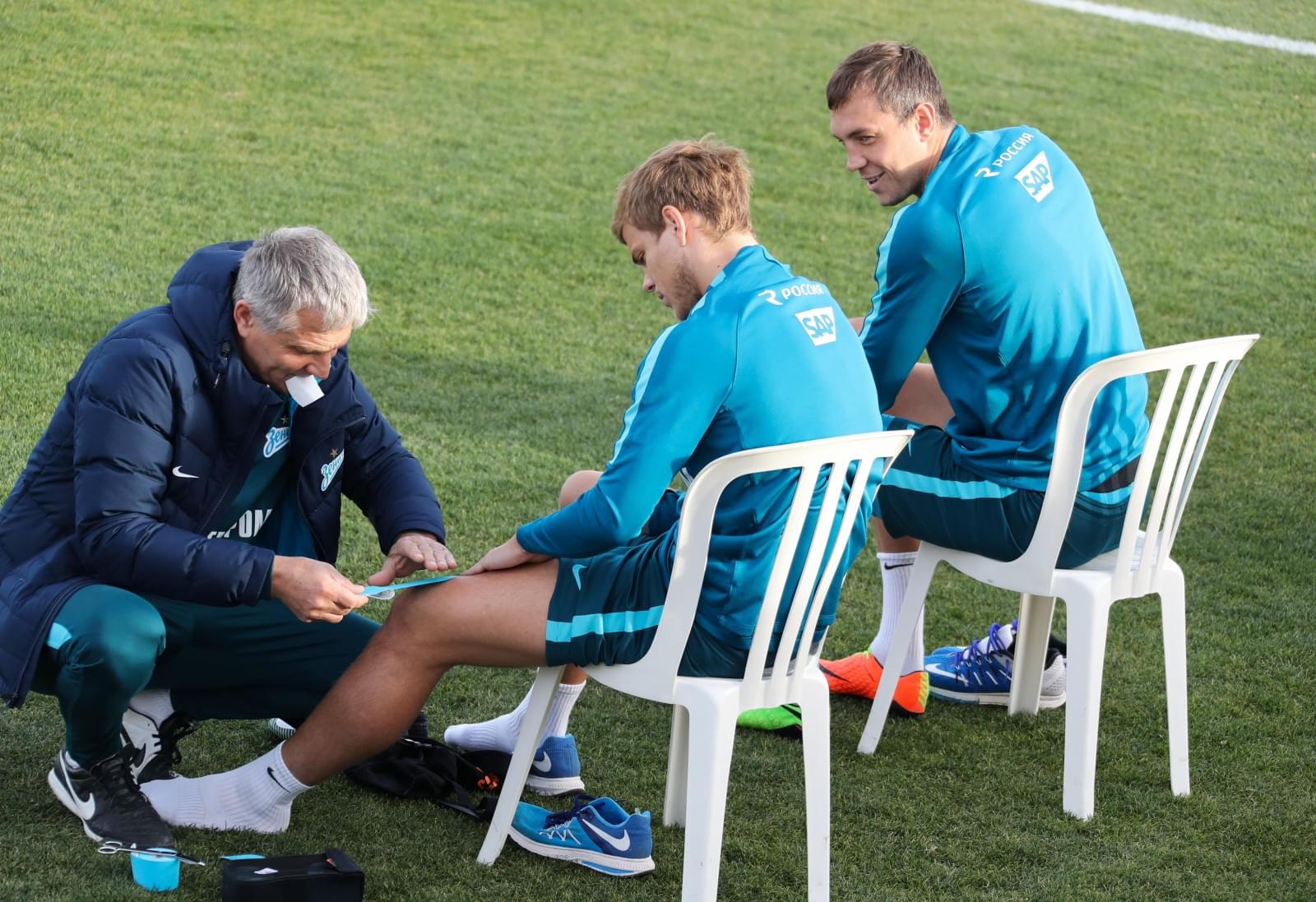 Вторые «Газпром»-тренировочные сборы в Испании: 6 февраля, вечерняя тренировка