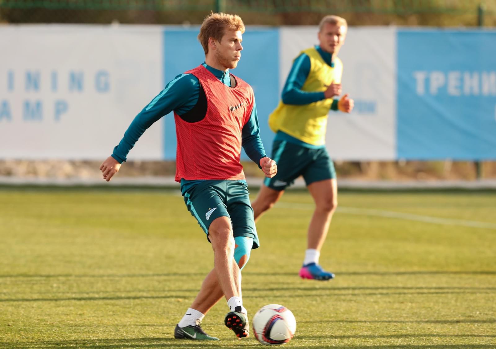 Вторые «Газпром»-тренировочные сборы в Испании: 6 февраля, вечерняя тренировка