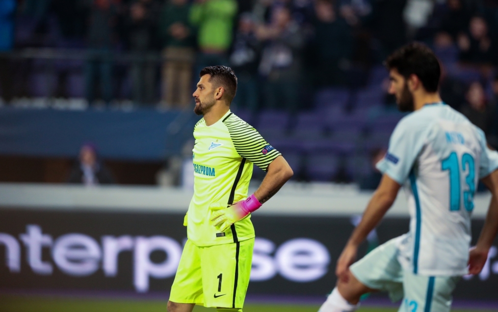 Лига Европы УЕФА 2016/17, 1/16 финала, «Андерлехт» — «Зенит»