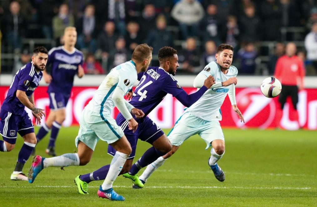 Лига Европы УЕФА 2016/17, 1/16 финала, «Андерлехт» — «Зенит»