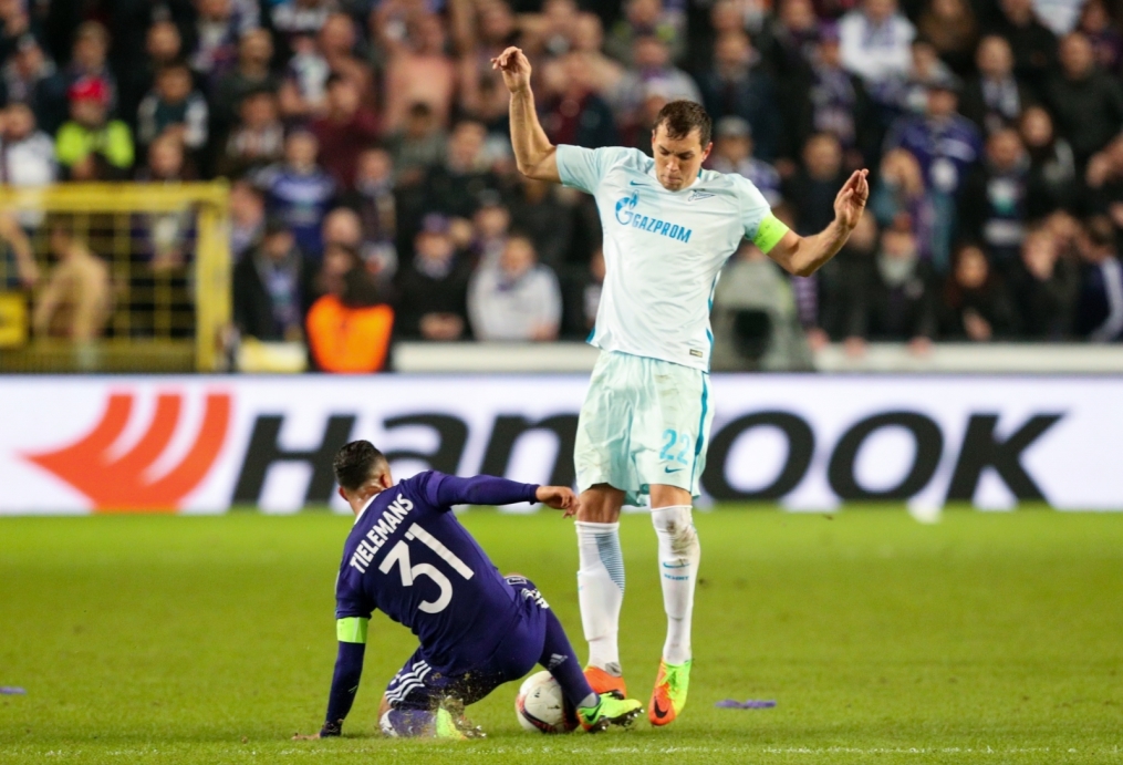 Лига Европы УЕФА 2016/17, 1/16 финала, «Андерлехт» — «Зенит»