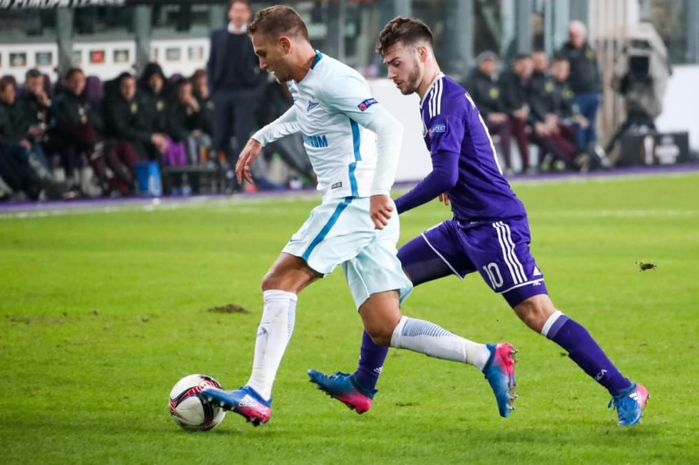 Лига Европы УЕФА 2016/17, 1/16 финала, «Андерлехт» — «Зенит»