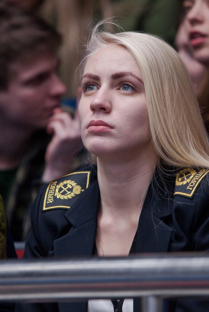 Болельщики на матче Единой Лиги ВТБ «Зенит» — ЦСКА