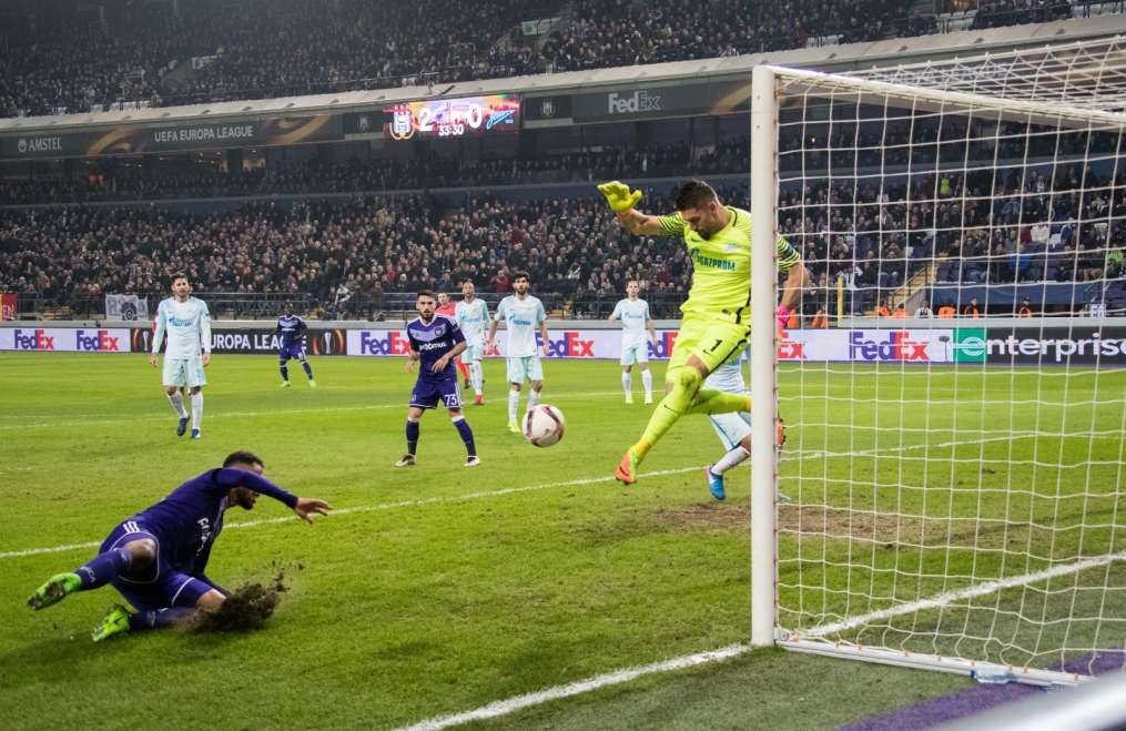 Лига Европы УЕФА 2016/17, 1/16 финала, «Андерлехт» — «Зенит»