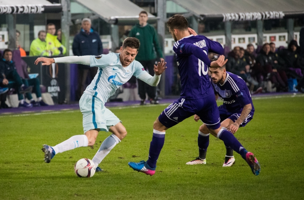 Лига Европы УЕФА 2016/17, 1/16 финала, «Андерлехт» — «Зенит»