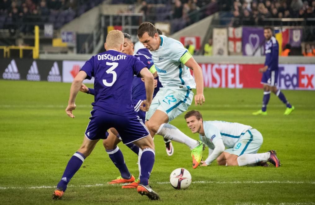 Лига Европы УЕФА 2016/17, 1/16 финала, «Андерлехт» — «Зенит»