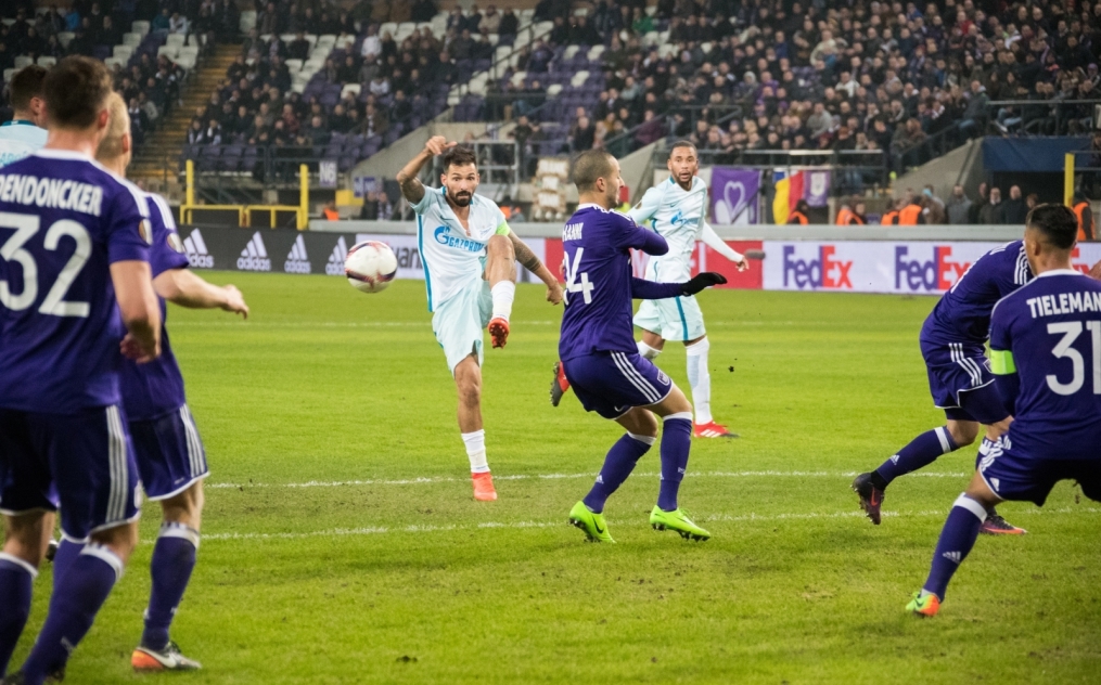 Лига Европы УЕФА 2016/17, 1/16 финала, «Андерлехт» — «Зенит»