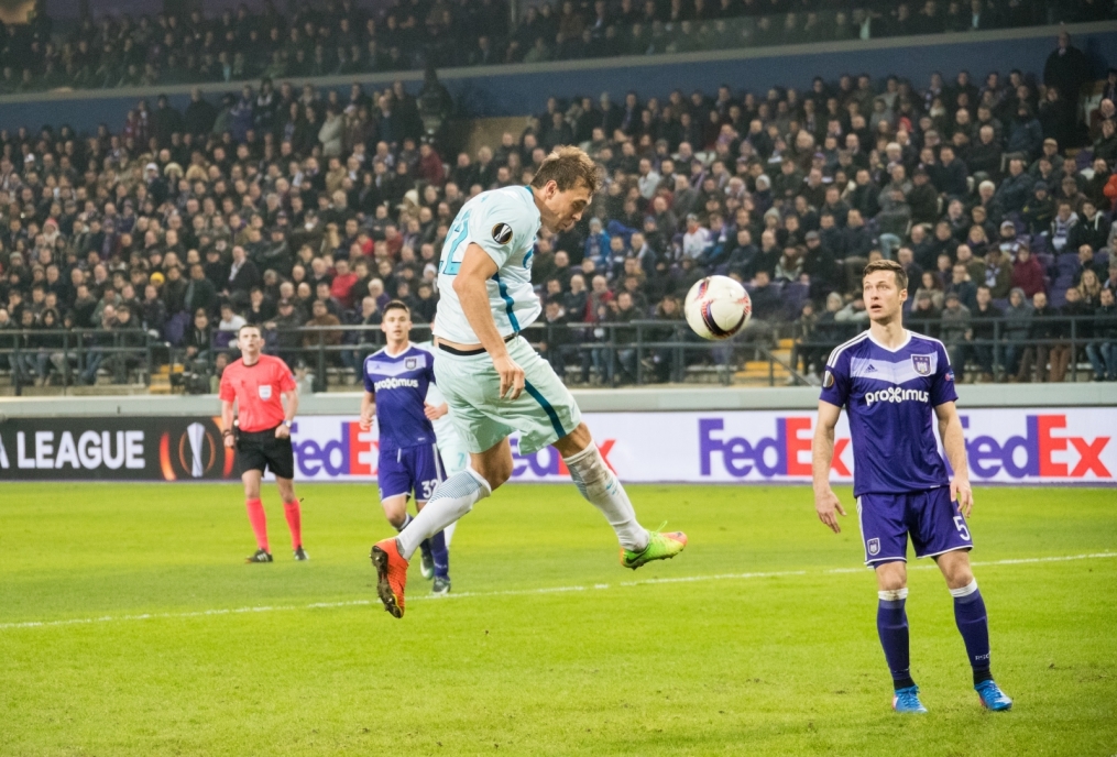 Лига Европы УЕФА 2016/17, 1/16 финала, «Андерлехт» — «Зенит»