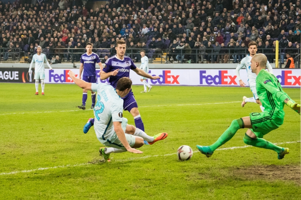 Лига Европы УЕФА 2016/17, 1/16 финала, «Андерлехт» — «Зенит»