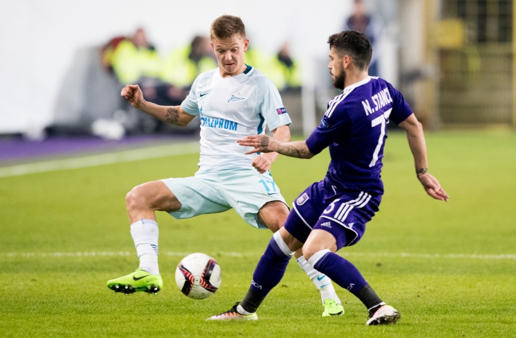 Лига Европы УЕФА 2016/17, 1/16 финала, «Андерлехт» — «Зенит»