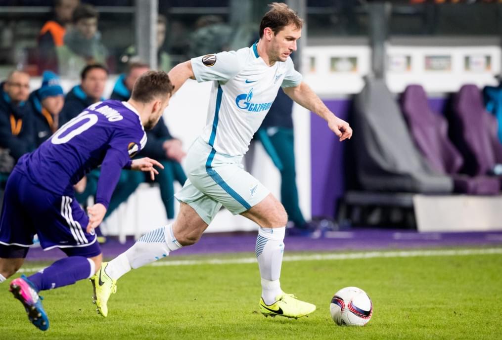 Лига Европы УЕФА 2016/17, 1/16 финала, «Андерлехт» — «Зенит»