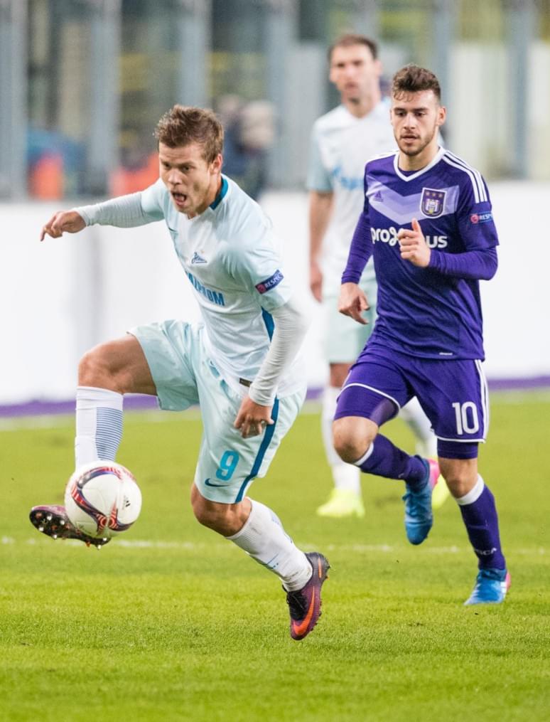 Лига Европы УЕФА 2016/17, 1/16 финала, «Андерлехт» — «Зенит»