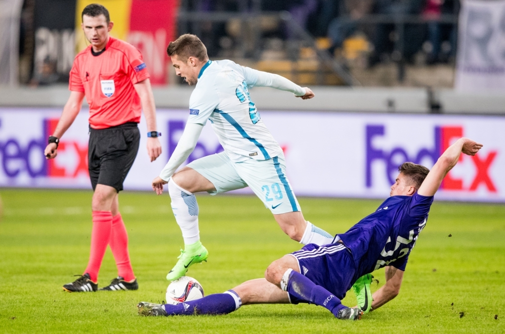 Лига Европы УЕФА 2016/17, 1/16 финала, «Андерлехт» — «Зенит»