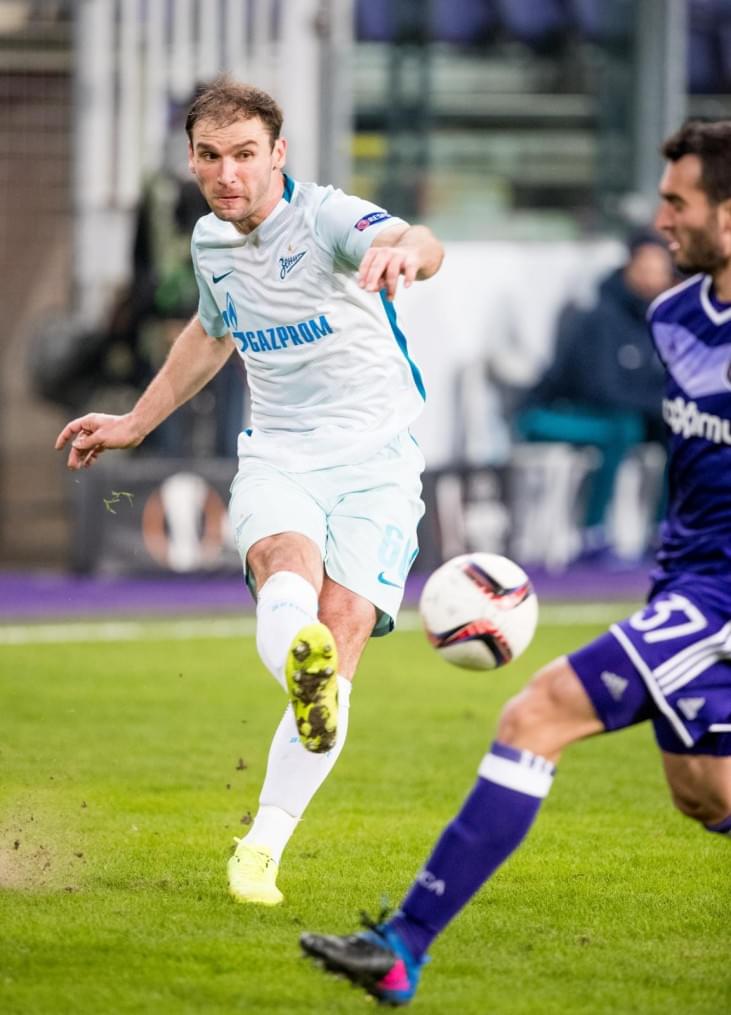 Лига Европы УЕФА 2016/17, 1/16 финала, «Андерлехт» — «Зенит»