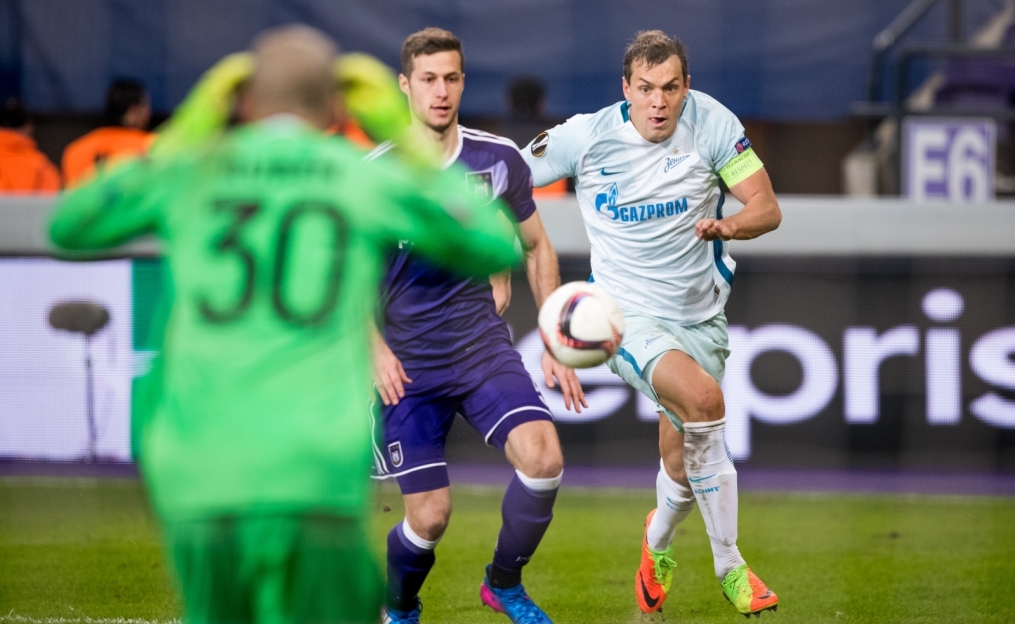 Лига Европы УЕФА 2016/17, 1/16 финала, «Андерлехт» — «Зенит»