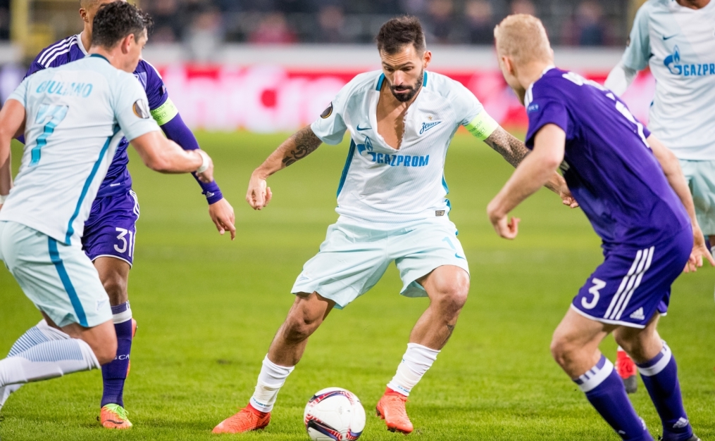 Лига Европы УЕФА 2016/17, 1/16 финала, «Андерлехт» — «Зенит»