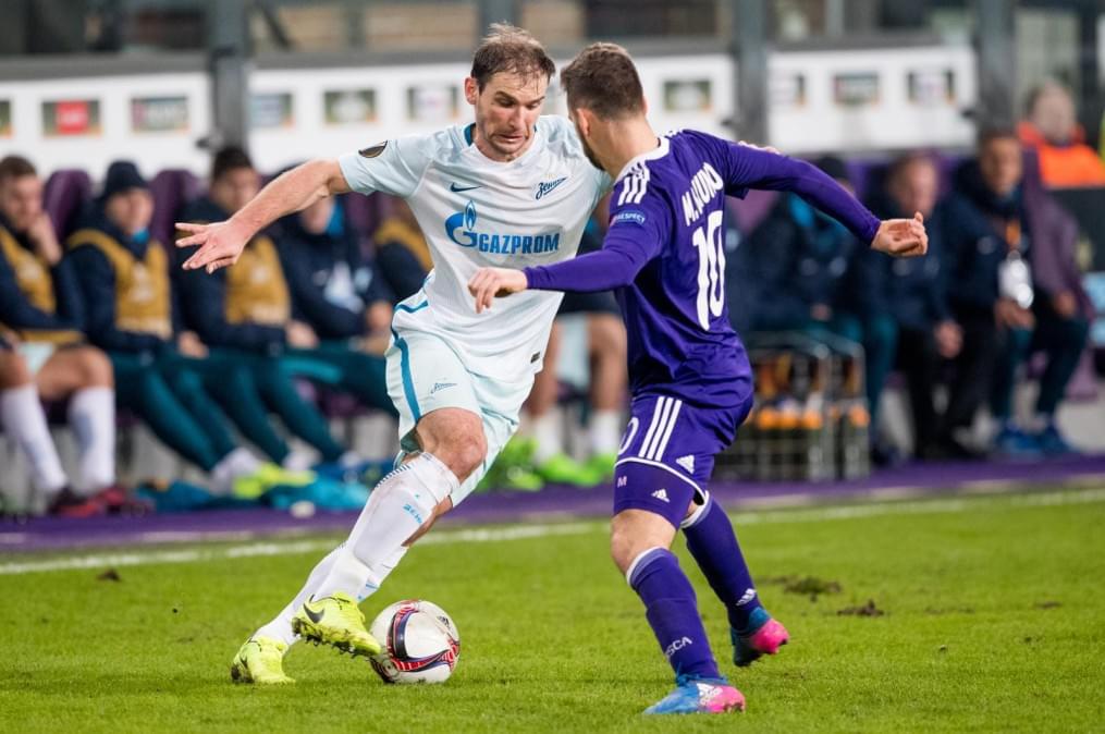 Лига Европы УЕФА 2016/17, 1/16 финала, «Андерлехт» — «Зенит»