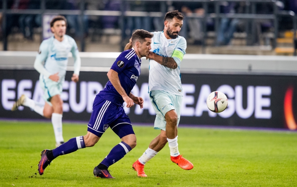 Лига Европы УЕФА 2016/17, 1/16 финала, «Андерлехт» — «Зенит»