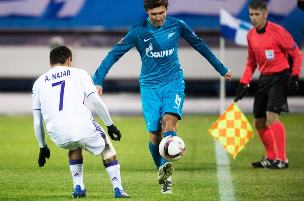 Лига Европы УЕФА 2016/17, 1/16 финала, «Зенит» — «Андерлехт»