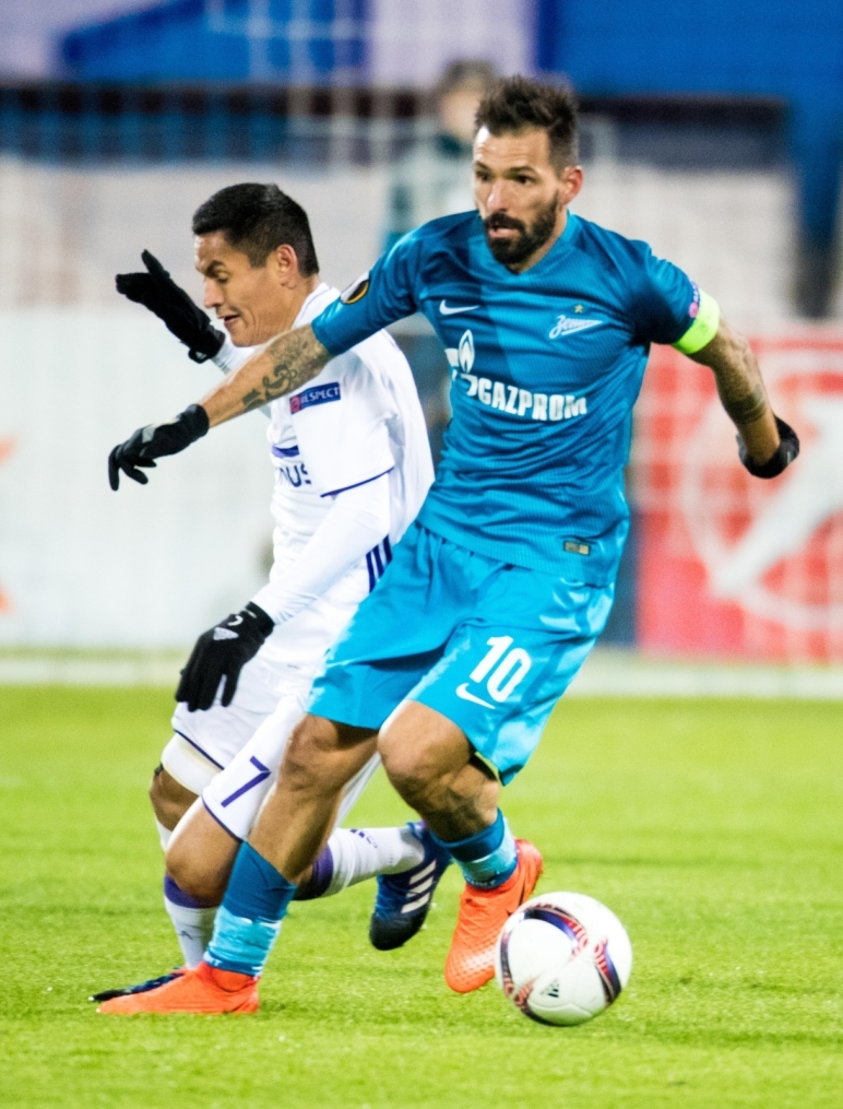 Лига Европы УЕФА 2016/17, 1/16 финала, «Зенит» — «Андерлехт»