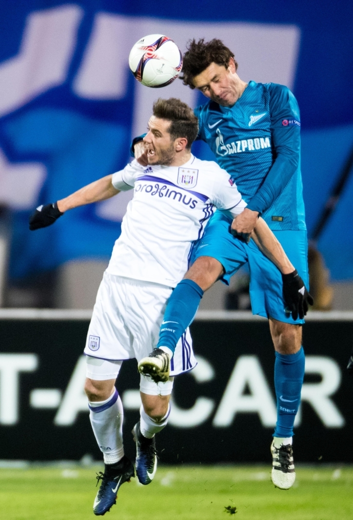 Лига Европы УЕФА 2016/17, 1/16 финала, «Зенит» — «Андерлехт»