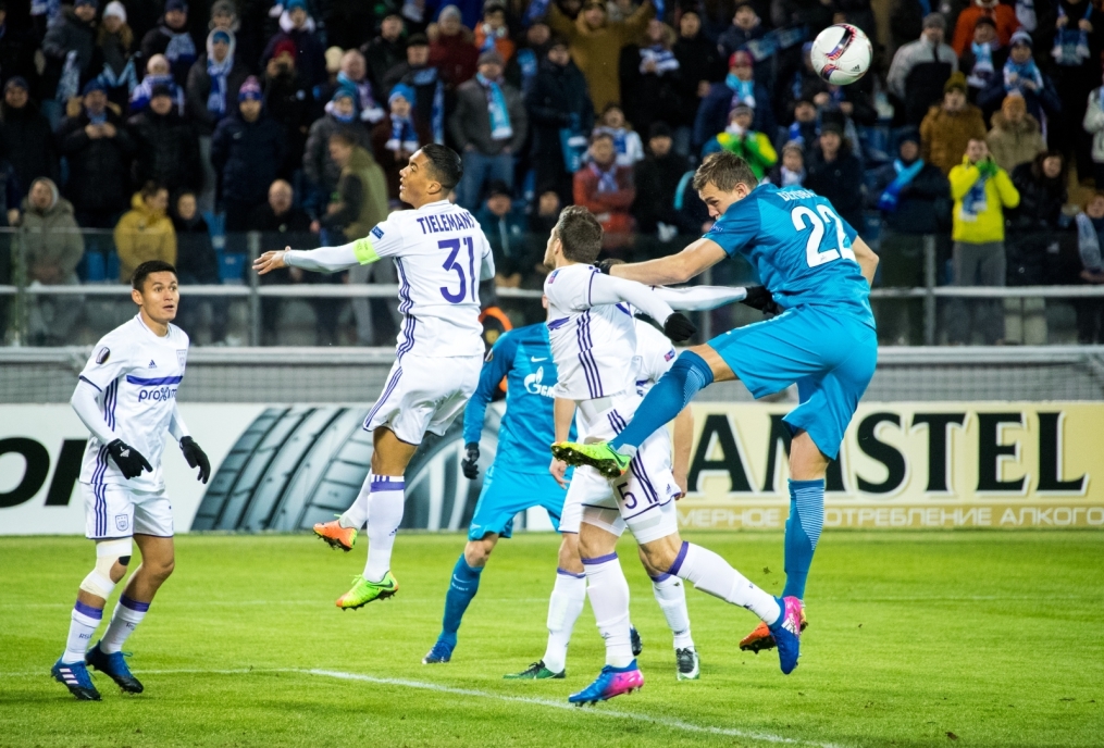 Лига Европы УЕФА 2016/17, 1/16 финала, «Зенит» — «Андерлехт»