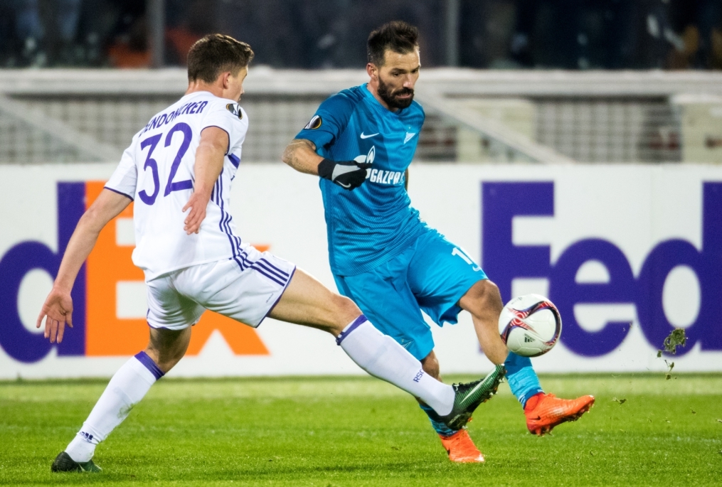 Лига Европы УЕФА 2016/17, 1/16 финала, «Зенит» — «Андерлехт»