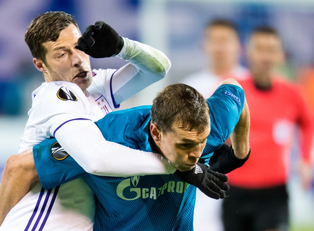 Лига Европы УЕФА 2016/17, 1/16 финала, «Зенит» — «Андерлехт»