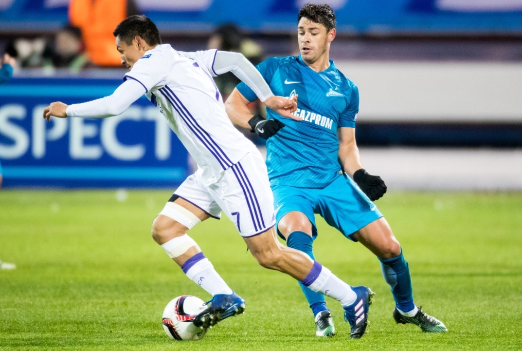 Лига Европы УЕФА 2016/17, 1/16 финала, «Зенит» — «Андерлехт»