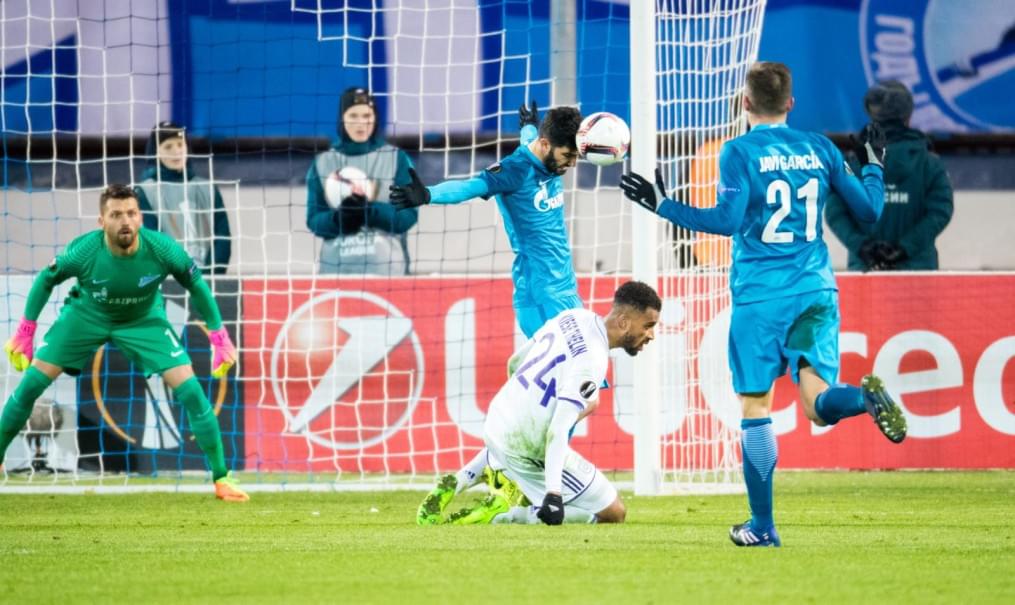 Лига Европы УЕФА 2016/17, 1/16 финала, «Зенит» — «Андерлехт»